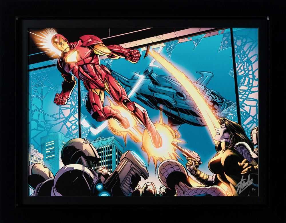 Stan Lee (Marvel), ‘Ultimatum: Spider-Man Requiem #1 - 2 (Collector's Edition)’, 2023, Print, Fine Art Print, Castle Fine Art, Numbered, Framed