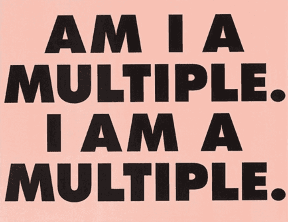 Sterling Ruby, ‘Am I a Multiple’, 2015, Print, Silkscreen ink, card, Gagosian Gallery, Numbered