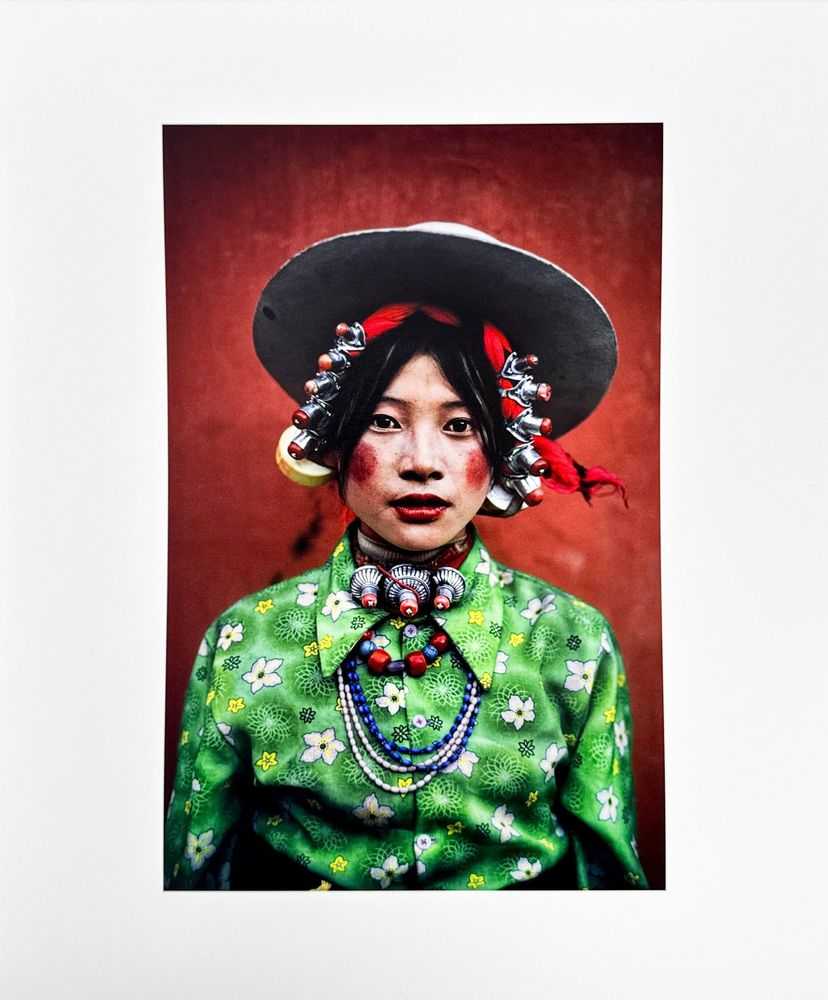 Steve McCurry, ‘Woman at Horse Festival, Tagong, Tibet’, 2024, Print, Archival pigment print on 314gsm Epson Legacy Platine fine-art paper, null,