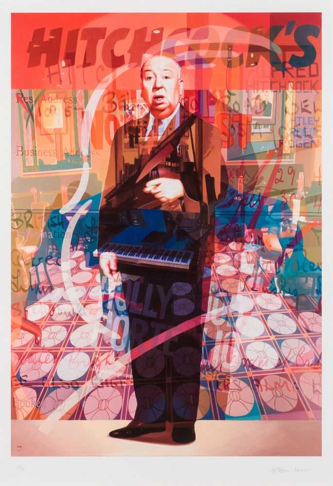 Stuart McAlpine Miller, ‘Alfred Hitchcock: The Mysterious Thinker (The Savoy Suite)’, 2018, Print, Pigment print, Castle Fine Art, Numbered