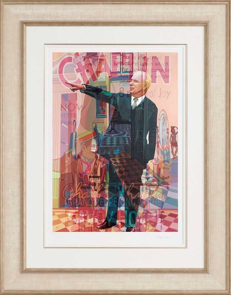 Stuart McAlpine Miller, ‘Charlie Chaplin: Silent Path To Success (The Savoy Suite - Framed)’, 2018, Print, Pigment print, Castle Fine Art, Numbered, Framed