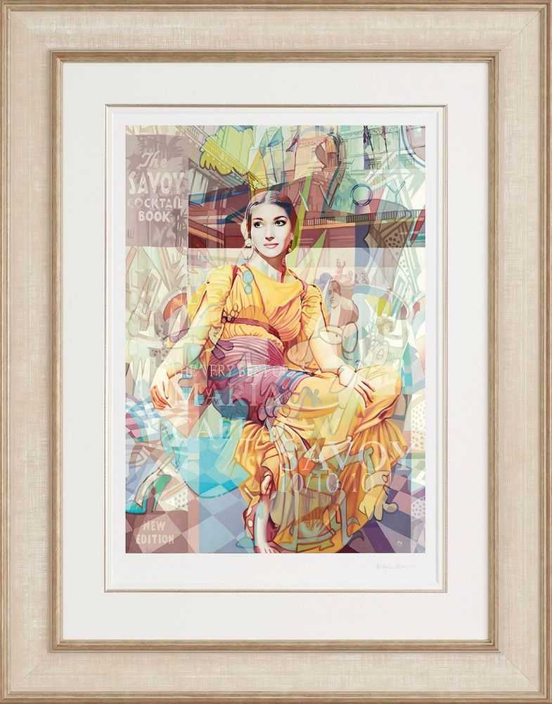 Stuart McAlpine Miller, ‘Maria Callas: A Moment of Respite (The Savoy Suite - Framed)’, 2018, Print, Pigment print, Castle Fine Art, Numbered, Framed