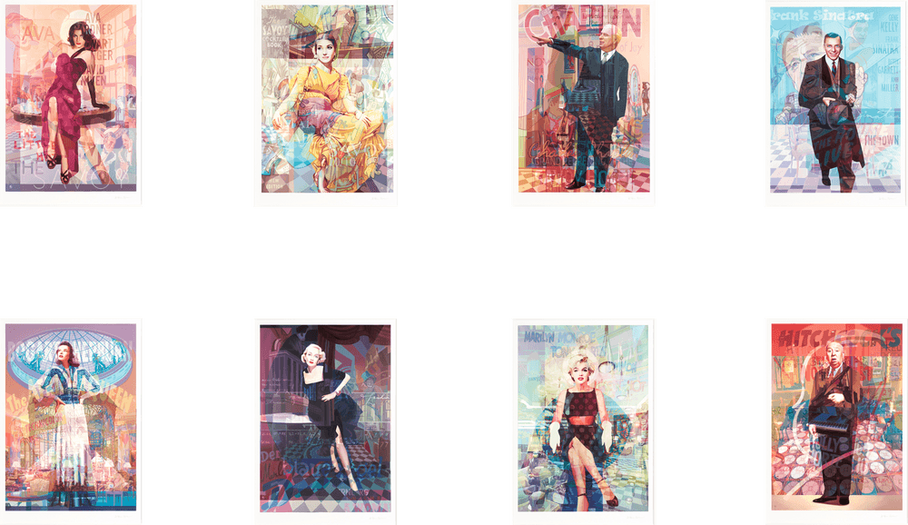 Stuart McAlpine Miller, ‘The Savoy Suite (Full set of 8 Unframed Prints)’, 2018, Print, Set of 8 pigment prints, Castle Fine Art, Numbered