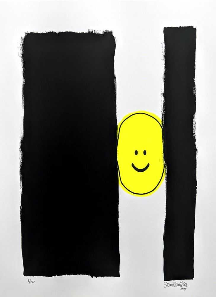 Stuart Semple, ‘I should be crying but I just can't let it show’, 2021, Print, 2 colour screenprint on Saunders Waterford paper, Self Released, Numbered