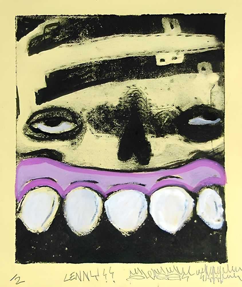 Sweet Toof, ‘Lenny Etching’, 13-01-2009, Print, Etching, Sartorial Contemporary Art, Numbered, Handfinished