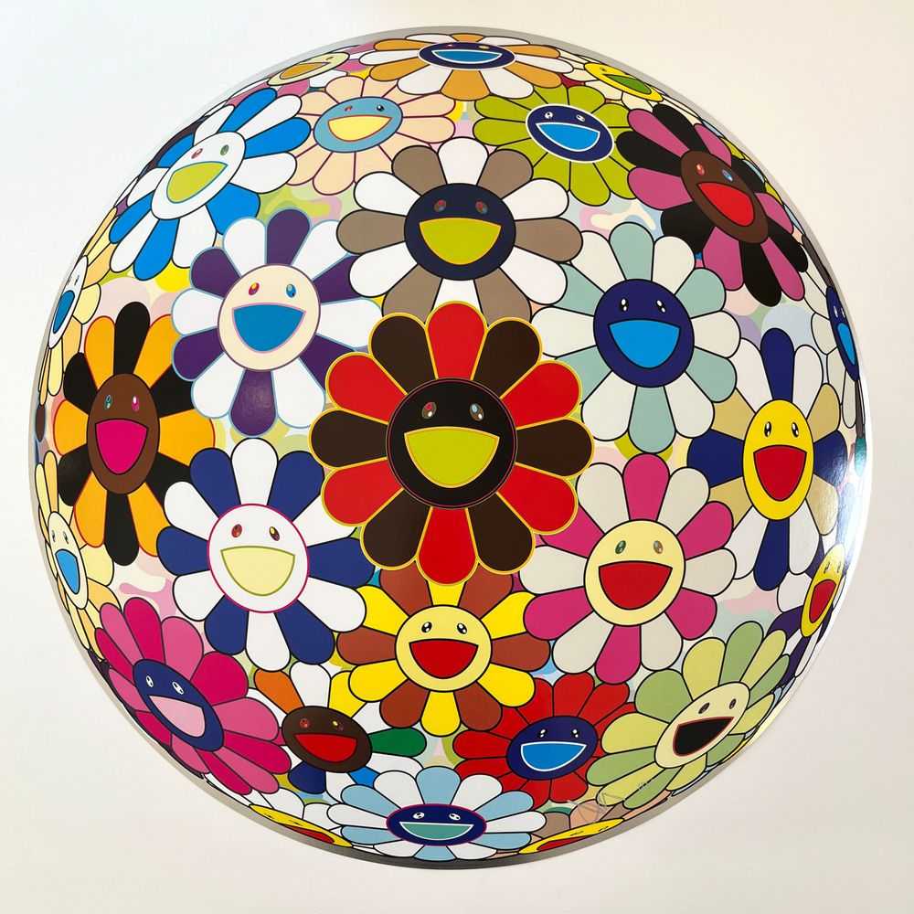 Takashi Murakami, ‘Flower Ball (Lots of Colors)’, 2013, Print, Offset lithograph on paper, null,