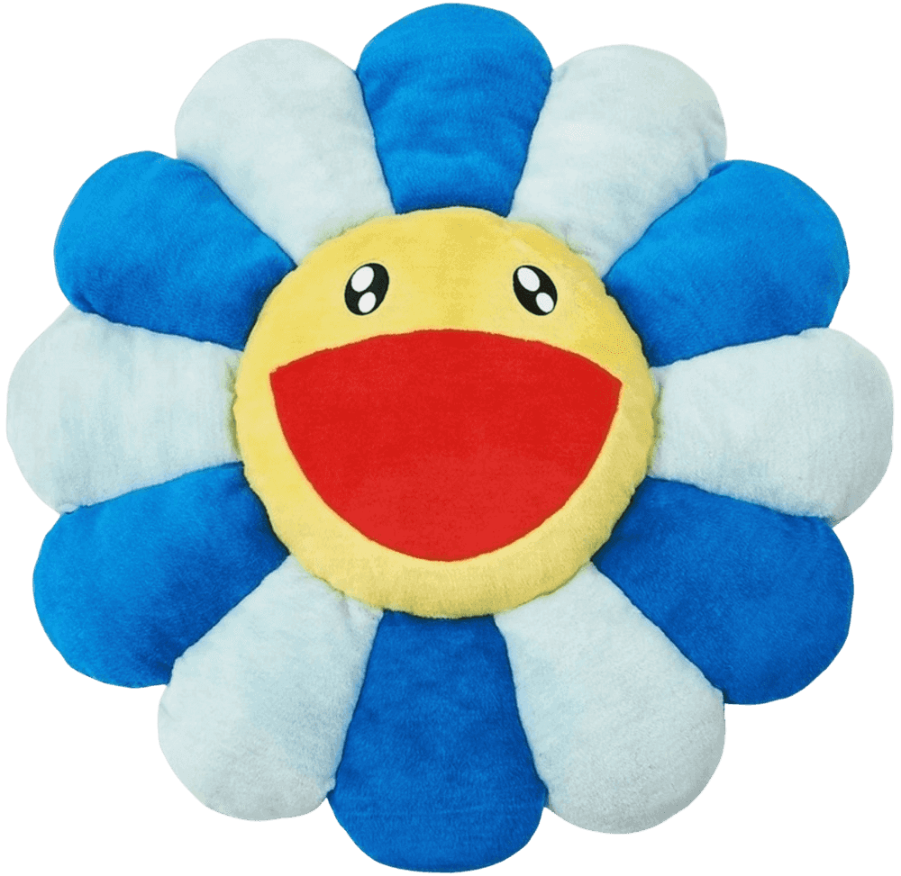 Takashi Murakami, ‘Flower Plush (Blue/Light Blue/Yellow - Small)’, 11-04-2017, Collectible, Polyester plush pillow, Kaikai Kiki Co., Ltd.,