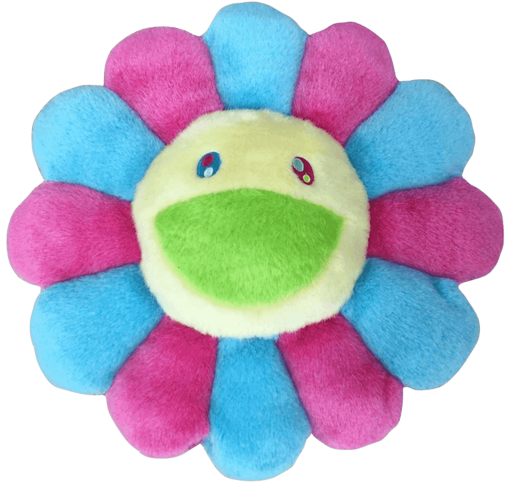 Takashi Murakami, ‘Flower Plush (Pink/Light Blue/Light Yellow - Small)’, 2018, Collectible, Polyester plush pillow, Kaikai Kiki Co., Ltd.,
