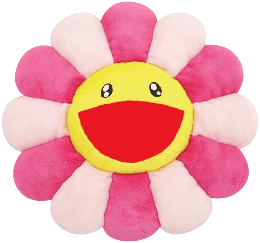 Takashi Murakami, ‘Flower Plush (Pink/Light Pink/Yellow Small)’, 11-04-2017, Collectible, Polyester plush pillow, Kaikai Kiki Co., Ltd.,