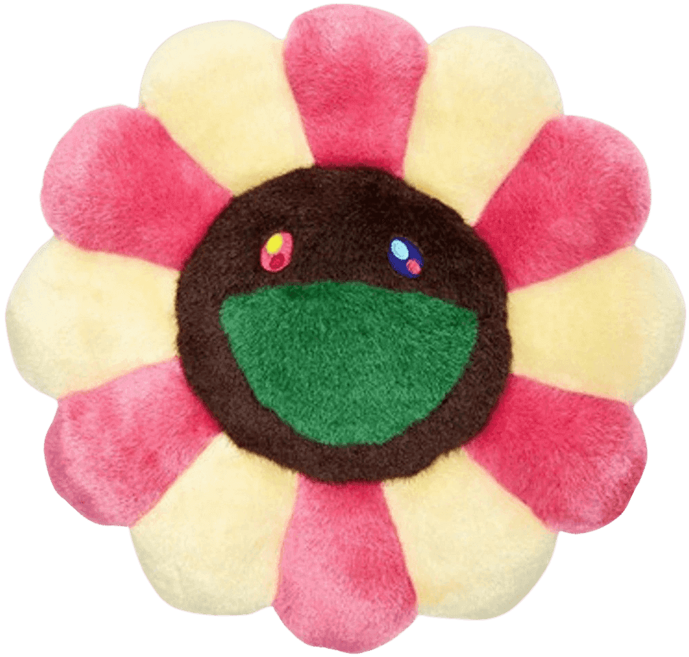 Takashi Murakami, ‘Flower Plush (Pink/Light Yellow/Brown - Large)’, 02-11-2019, Collectible, Polyester plush pillow, Kaikai Kiki Co., Ltd.,