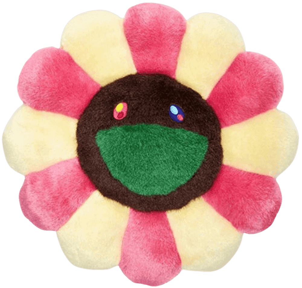 Takashi Murakami, ‘Flower Plush (Pink/Light Yellow/Brown - Small)’, 11-04-2017, Collectible, Polyester plush pillow, Kaikai Kiki Co., Ltd.,