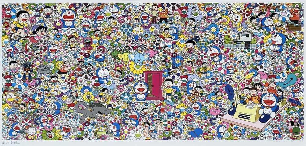 Takashi Murakami, ‘That Sounds Good, I Hope You Can Do That’, 2019, Print, Screenprint in colours with cold stamped gold and silver foil, on wove paper, null, Numbered, Dated