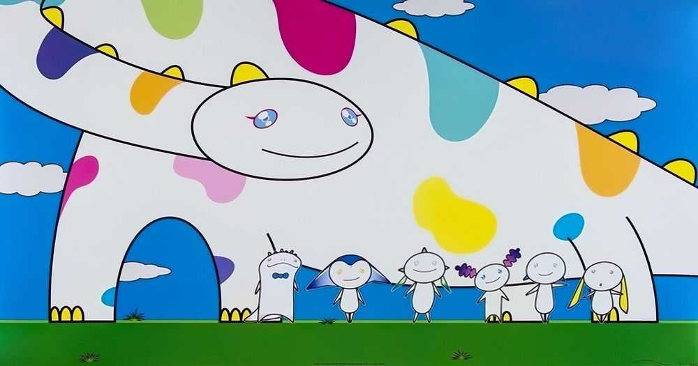 Takashi Murakami, ‘Yoshiko and the Creatures from Planet 66’, 2007, Print, Offset Lithograph, null, Numbered