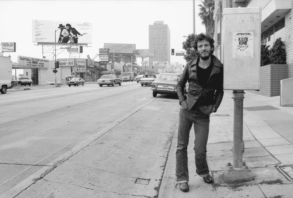 Terry O'Neill, ‘Bruce Springsteen, Sunset Strip (Signed by Terry O'Neill)’, 1966, Photography, Lifetime Edition C-Type Print, null,