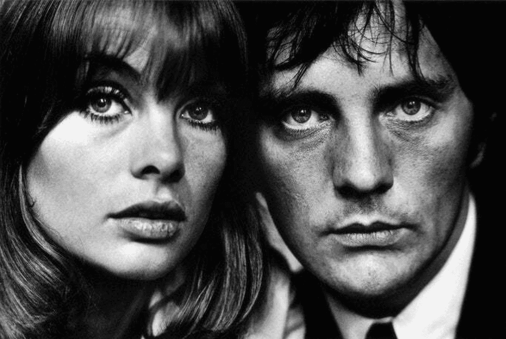 Terry O'Neill, ‘Jean Shrimpton & Terence Stamp Portrait — Co-Signed Edition Print’, 1965, Photography, Gelatin Silver Print, null, Numbered