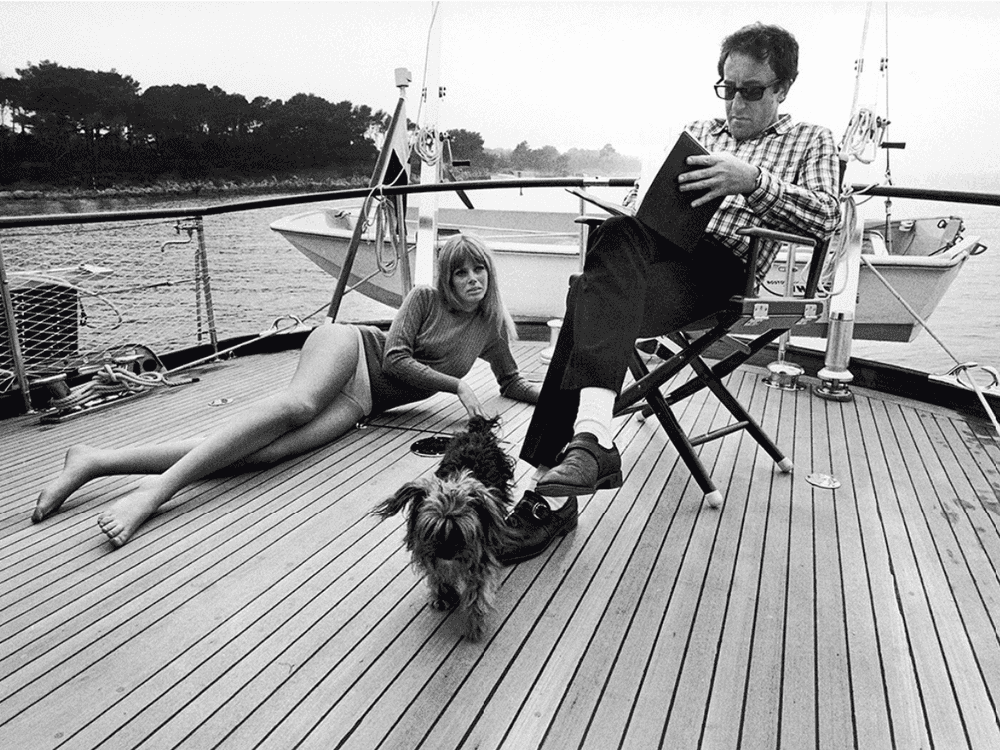 Terry O'Neill, ‘Peter Sellers & Britt Ekland Aboard his Yacht’, 1967, Photography, Gelatin silver print, null,