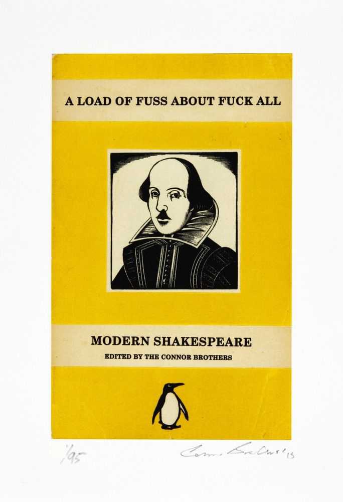 The Connor Brothers, ‘A Load of Fuss About Fuck All (Yellow)’, 2015, Print, Pigment print with screenprintvarnish on wove paper, Self-released, Numbered, Dated