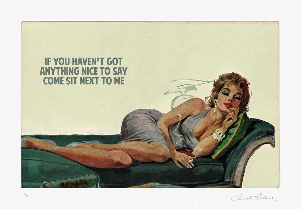 The Connor Brothers, ‘Come Sit Next To Me’, 2023, Print, Pigment print with silkscreen varnish, null, Numbered