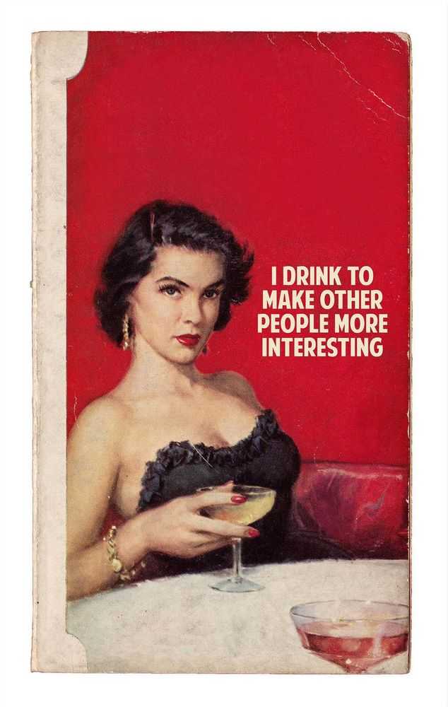 The Connor Brothers, ‘I Drink To Make Other People More Interesting (Red - Small)’, 2017, Print, Pigment print on archival paper with screenprint varnish, Self-released, Numbered, Dated