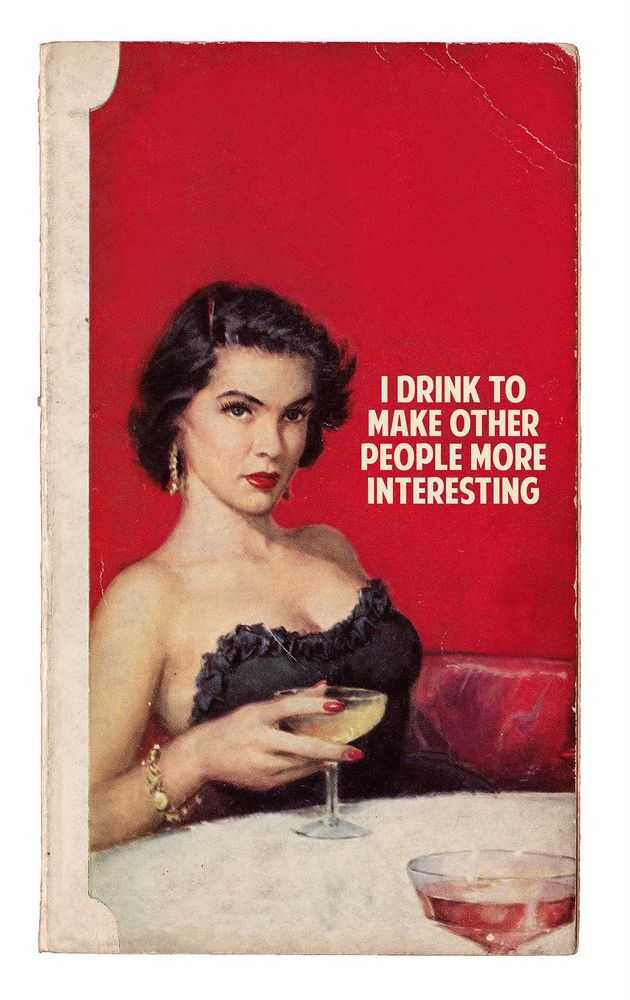 The Connor Brothers, ‘I Drink To Make Other People More Interesting (Red - Medium)’, 2017, Print, Pigment print on archival paper with screenprint varnish, Self-released, Numbered, Dated