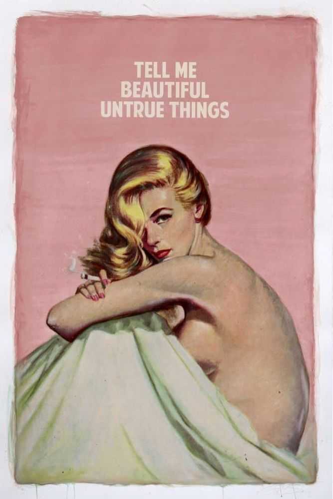 The Connor Brothers, ‘Tell Me Beautiful Untrue Things (Pink)’, 2020, Print, Hand Coloured Pigment Print with Varnish, Stowe Gallery, Numbered, Dated, Handfinished