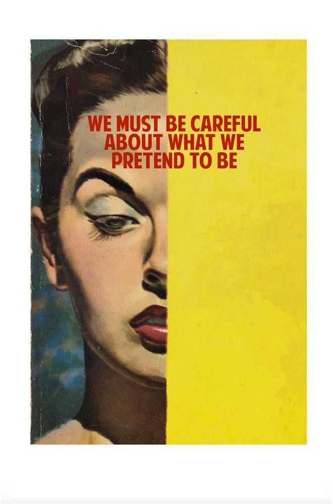 The Connor Brothers, ‘We Must Be Careful Who We Pretend To Be (Yellow)’, 2015, Print, Pigment Print With screenprintVarnish, Black Rat Projects, Numbered
