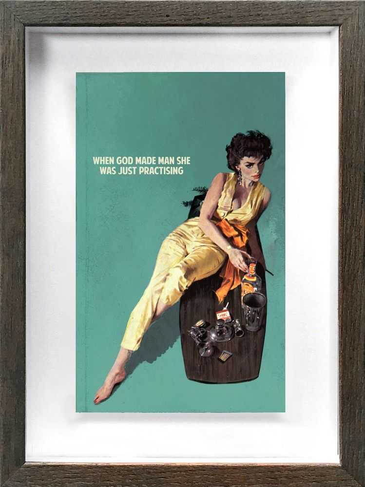 The Connor Brothers, ‘When God Made Man (Vintage Paperback)’, 2023, Print, Hand-painted vintage paperback with silkscreen, null,