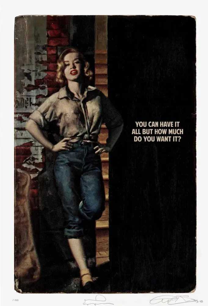 The Connor Brothers, ‘You Can Have It All But How Much Do You Want It?’, 2022, Print, Pigment print with silkscreen varnish on archival paper., null, Numbered