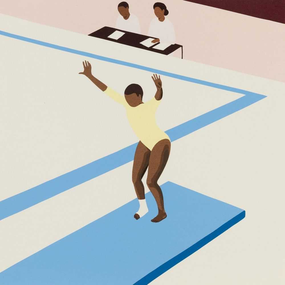 Thenjiwe Niki Nkosi, ‘Landing’, 10-12-2021, Print, Hand-pulled 10 colour screenprint on Archival 100% Cotton Hahnemuhle Bright White 300gsm paper, Avant Arte, Numbered, Dated