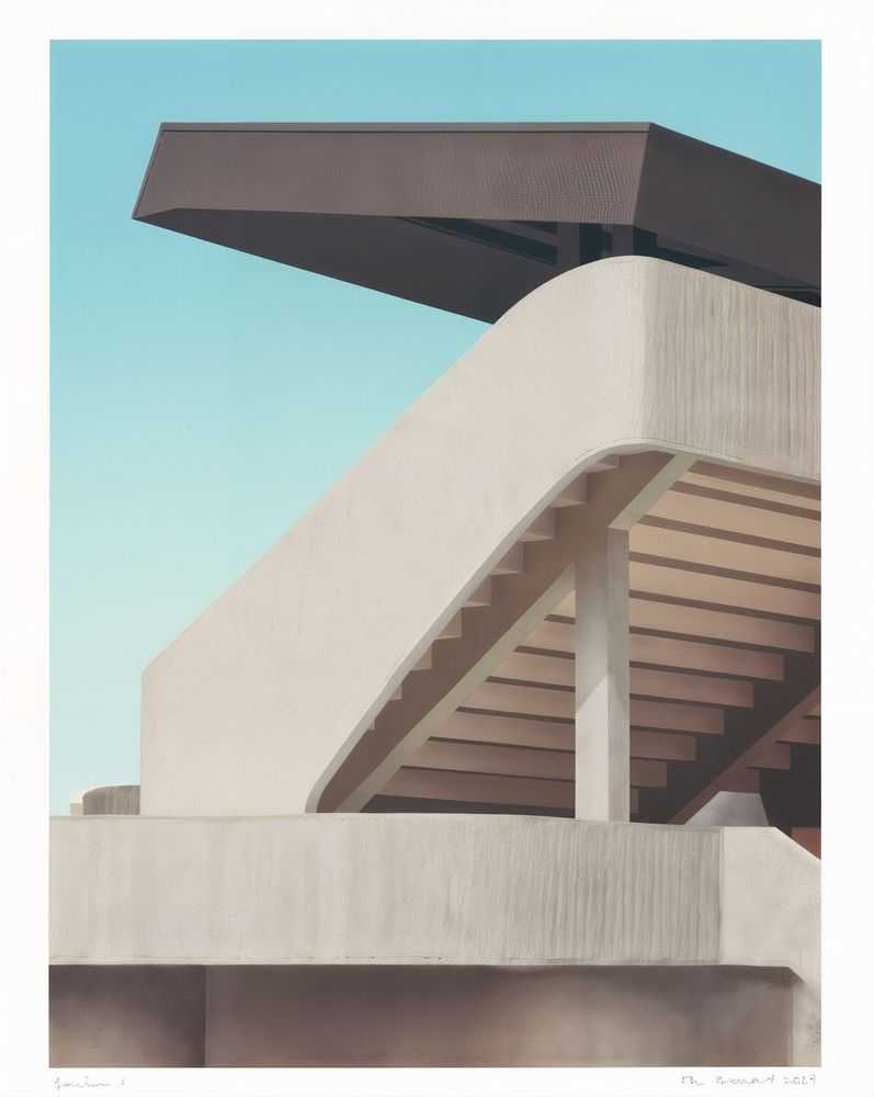 Thomas Demand, ‘Mumbai Olympic Pool’, 2024, Print, 8-color lithograph with embossing, Gemini G.E.L., Numbered