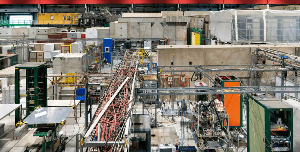 Thomas Struth, ‘Beam Line Zone 2, EHN 1, CERN, Prévessin-Moens’, 2021, Print, Inkjet print, null,