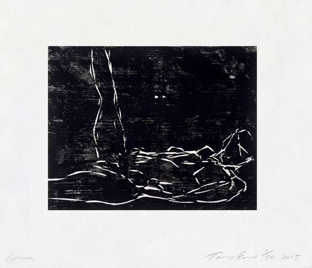 Tracey Emin, ‘Crane’, 2015, Print, Woodcut 71gsm Misumi Paper, Emin International, Numbered, Dated