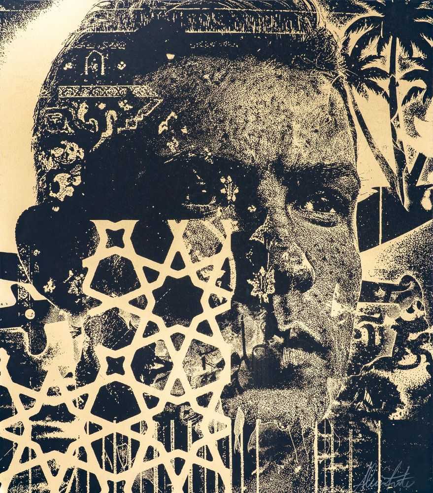 Vhils, ‘Legacy #3’, 2026, Print, Golden paint Screen, printed on paper, Black 240g/m2 paper, null, Numbered