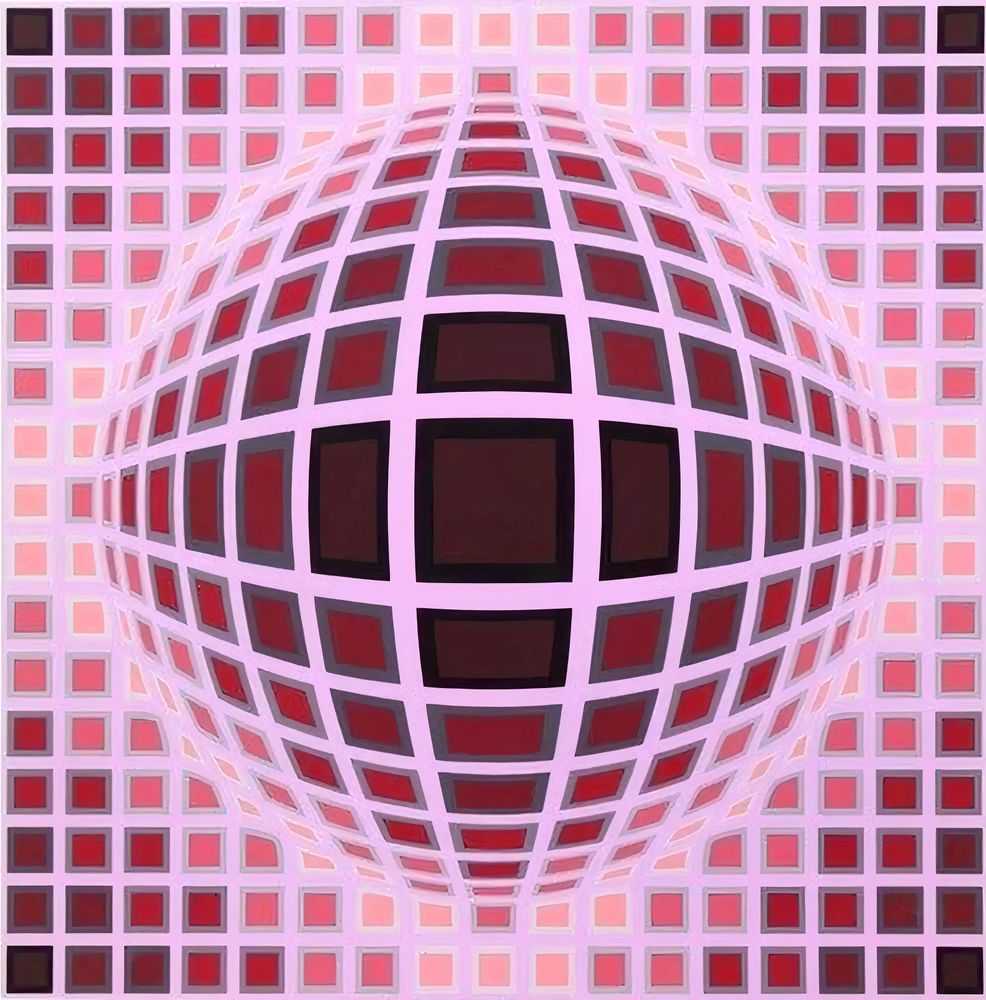 Victor Vasarely, ‘Louisiana I (from the Louisiana Portfolio)’, 1985, Print, Silkscreen, null, Numbered