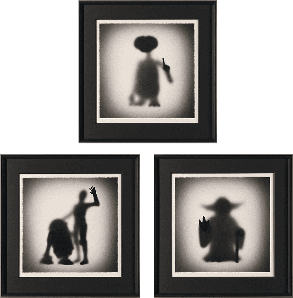 Whatshisname (Sebastian Burdon), ‘Autumn 2022 - Medium Set of Three’, 2022, Print, Set of 3 fine art prints, Castle Fine Art, Numbered, Framed