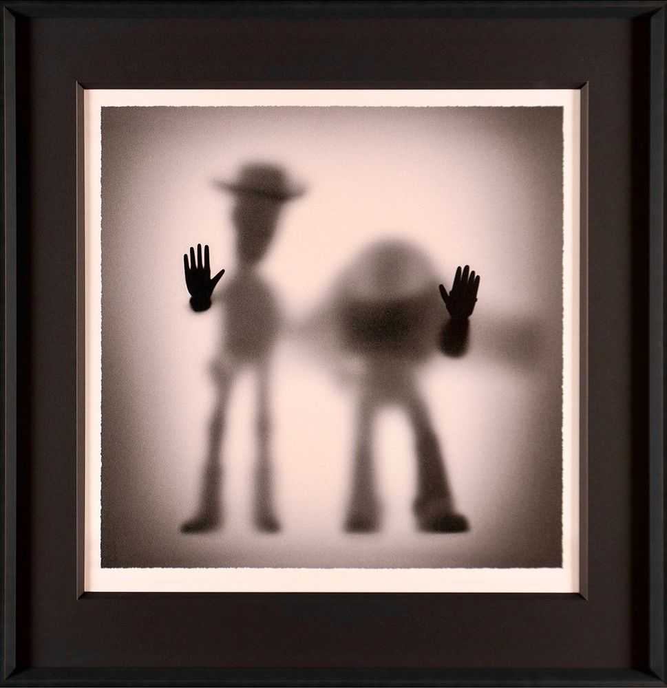 Whatshisname (Sebastian Burdon), ‘Gone Cowboy & Spaceman (Medium)’, 2022, Print, Fine Art Print, Castle Fine Art, Numbered, Framed