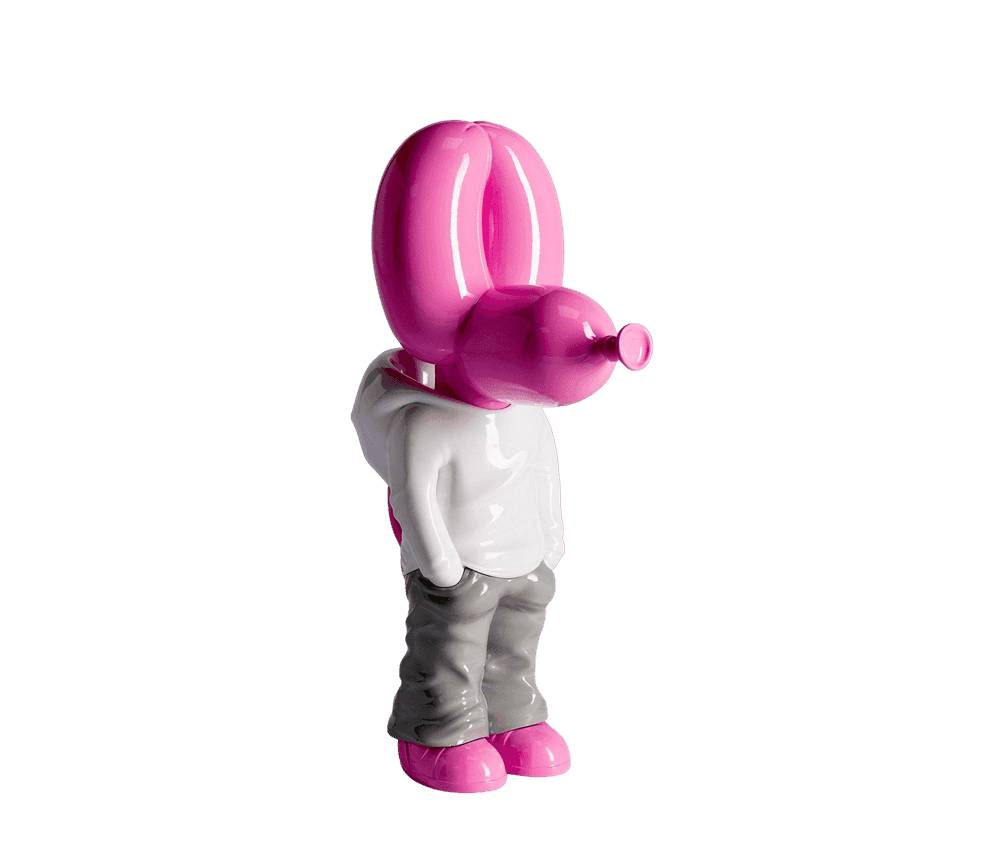 Whatshisname (Sebastian Burdon), ‘Jeff Balloonski Junior - Pink (Large)’, 2022, Sculpture, Polyresin, Castle Fine Art, Numbered