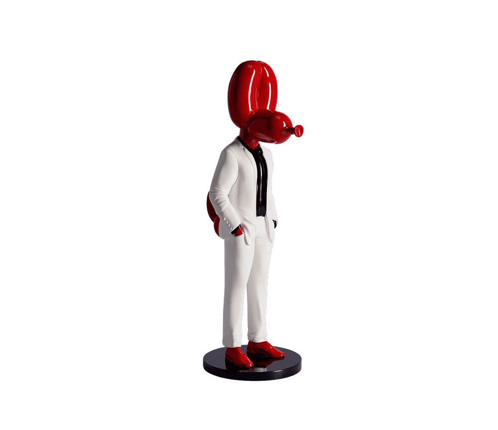 Whatshisname (Sebastian Burdon), ‘Jeff Balloonski (White Suit)’, 2022, Sculpture, Resin, Castle Fine Art, Numbered