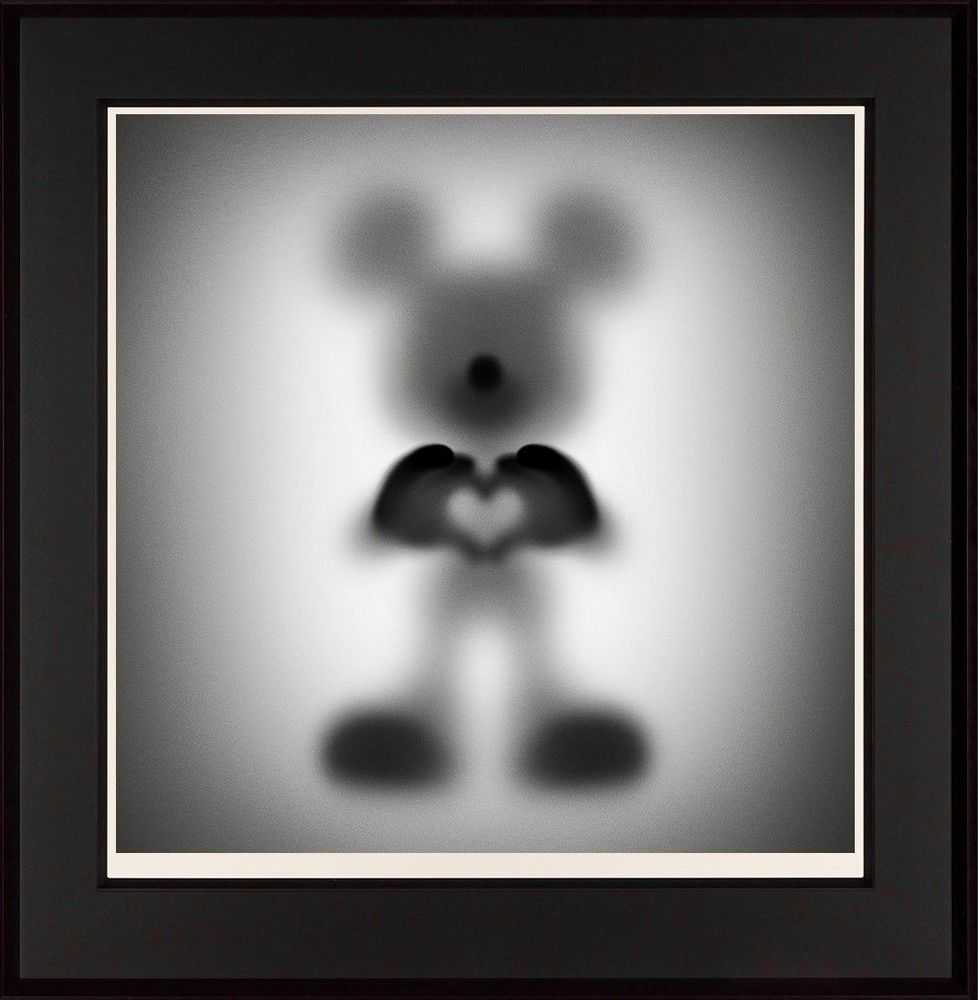Whatshisname (Sebastian Burdon), ‘Share The Love Mickey (Large)’, 2021, Print, Fine Art Print, Castle Fine Art, Numbered, Framed