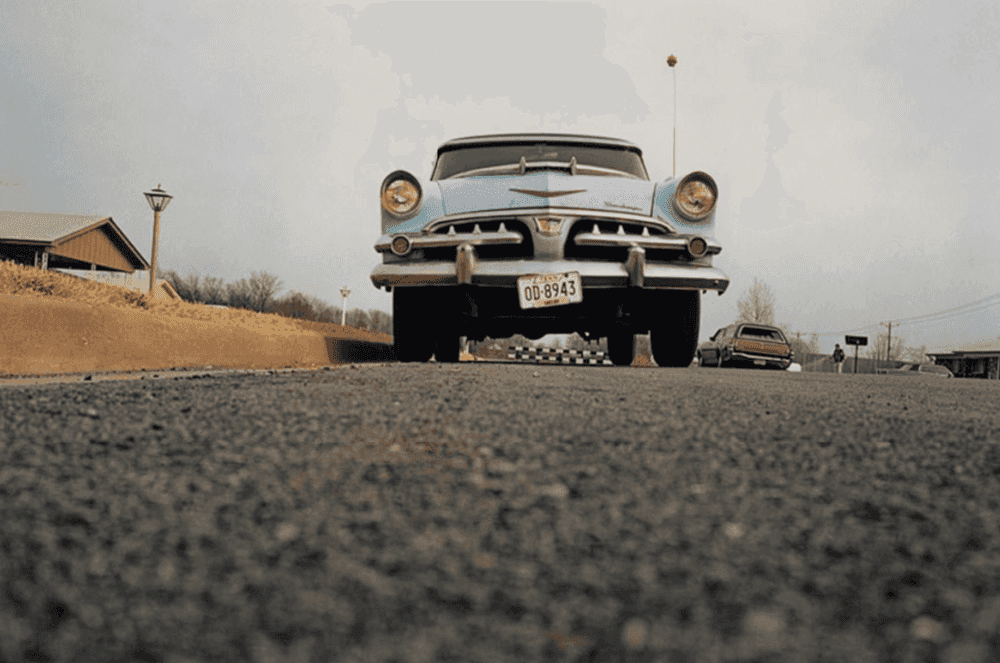 William Eggleston, ‘Memphis, TN (Blue Car on Suburban Street)’, 1970, Print, Dye transfer print, null, Numbered