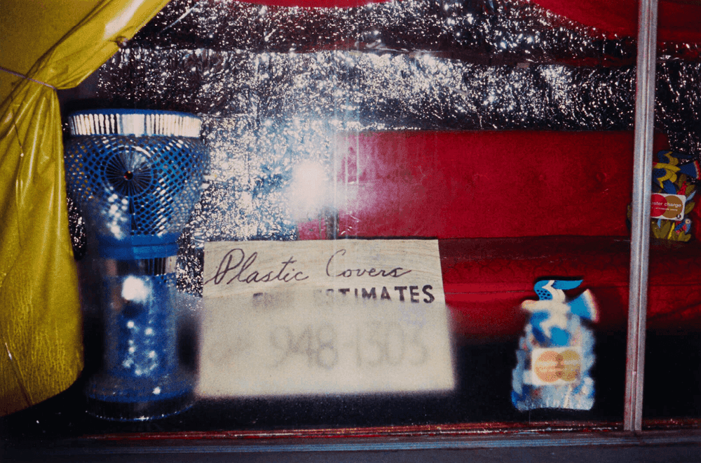 William Eggleston, ‘Misty window 'Plastic Covers'’, 1974, Print, Dye Transfer Print, null,