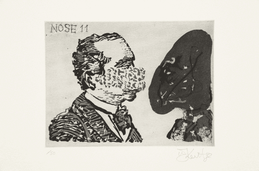William Kentridge, ‘Nose 11’, 2008, Print, Sugarlift aquatint, drypoint and engraving, null, Numbered