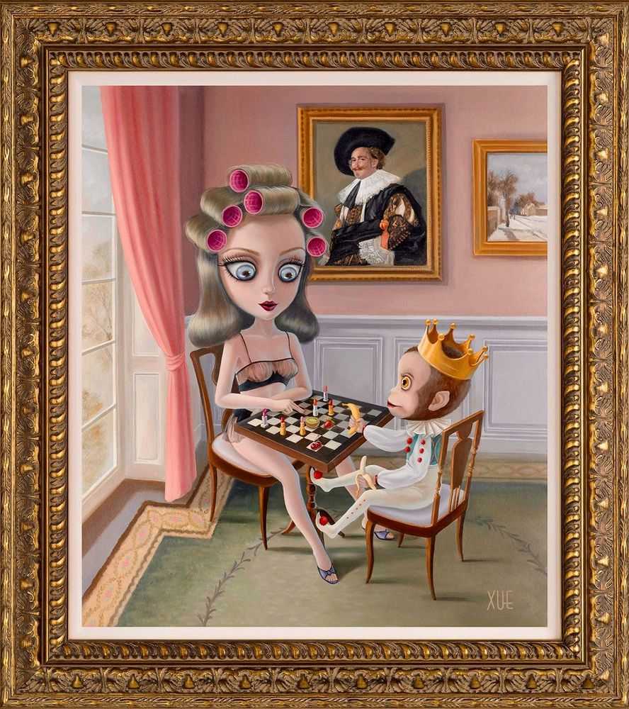 Xue Wang, ‘Check Mate (Mounted)’, 2014, Print, Giclee, Castle Fine Art, Numbered, Framed