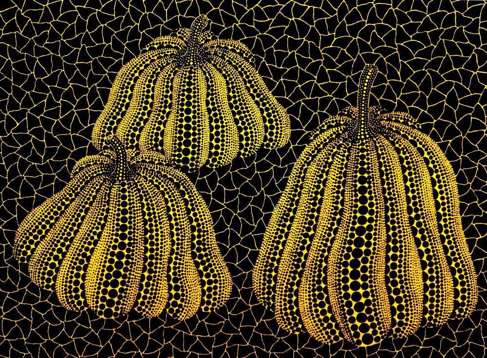 Yayoi Kusama, ‘Three Pumpkins’, 1993, Print, Screenprint on paper, null, Numbered, Dated