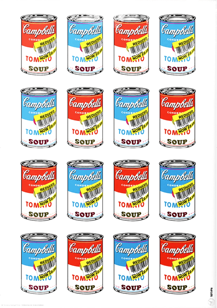 Zedsy, ‘16 Reduced Soup Cans’, 2021, Print, Offset Lithograph on Paper, No,