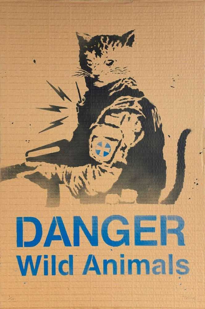 Zedsy, ‘Life Support (Blue)’, 2020, Print, Spray Paint on Cardboard, No, Numbered, Handfinished