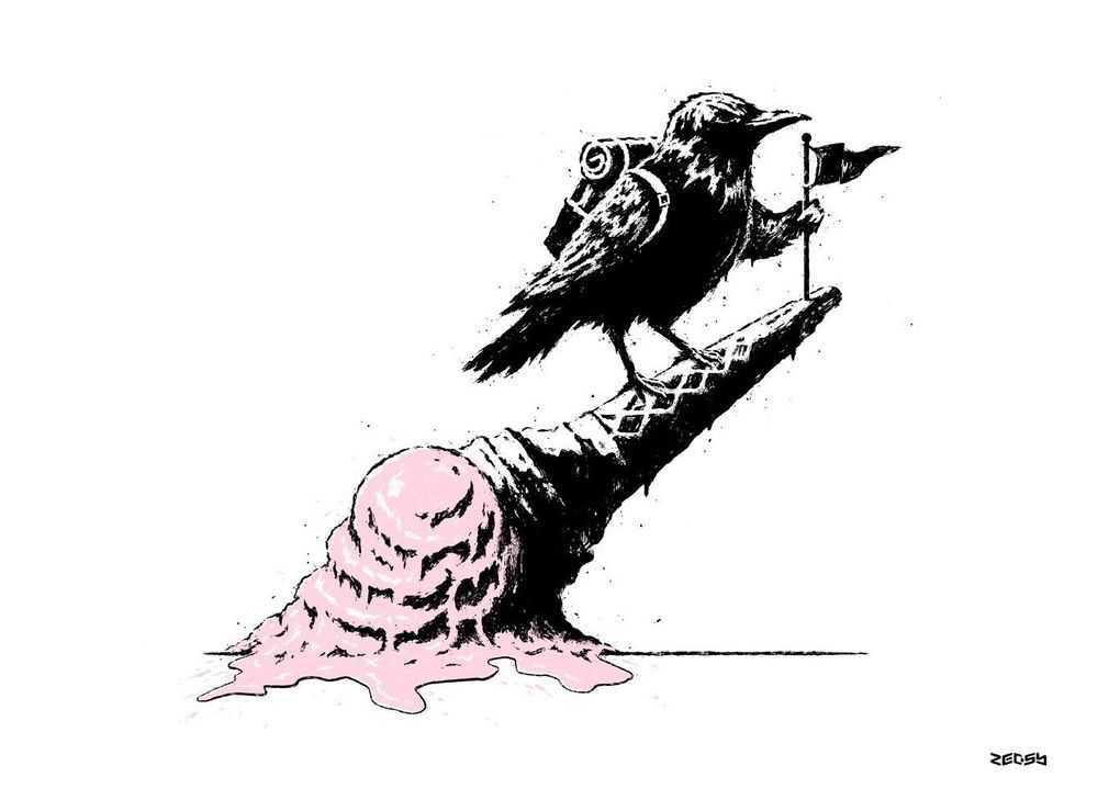Zedsy, ‘Melting Point (Strawberry)’, 2025, Print, Screenprint on Paper, null,