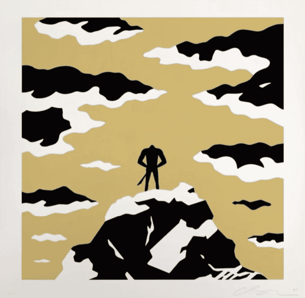 Cleon Peterson, ‘The Wanderer (Gold)’, 2025, Print, Hand-pulled screen print on 290gsm Coventry Rag fine art paper with deckled edges, null, Numbered