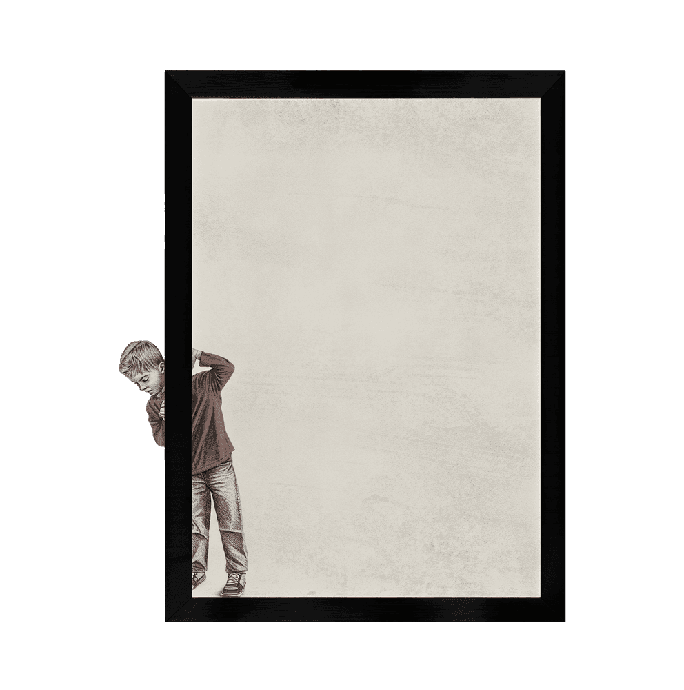 Andrew Scott, ‘Peer’, 2026, Print, Print on canvas with wooden figure, Stowe Gallery, Numbered, Framed