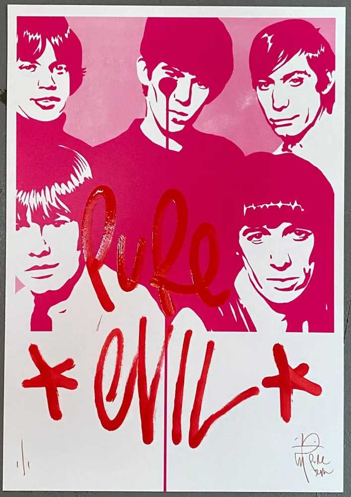 Pure Evil, ‘Rolling Stones (Art Car Boot Fair)’, 2022, Print, Colour screen print on 6 station screenprinting carousel, null, Numbered, Handfinished